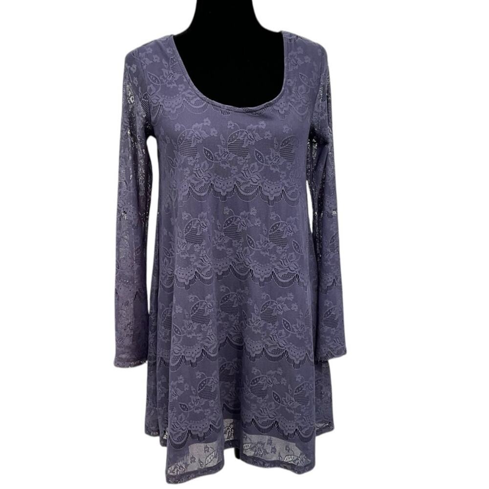 Altard State Lace Purple Dress Medium